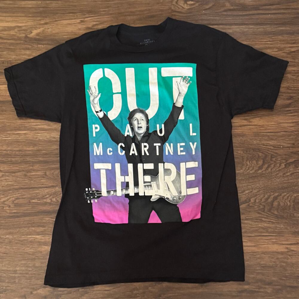 Paul McCartney Out There Tour RARE official T-Shirt Atlanta 2014 Sz‎ L
